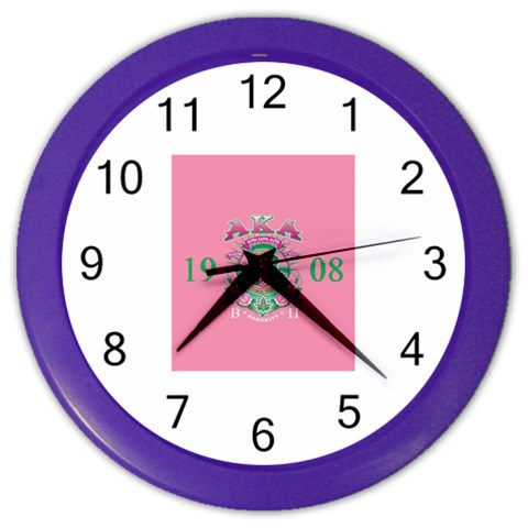 aka AKA_B P Color Wall Clock from ArtsNow.com Front