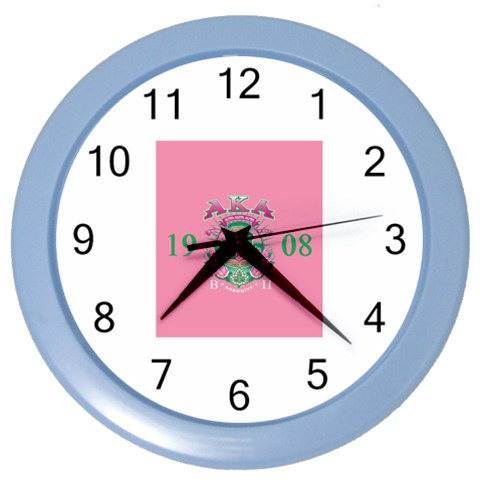 aka AKA_B P Color Wall Clock from ArtsNow.com Front