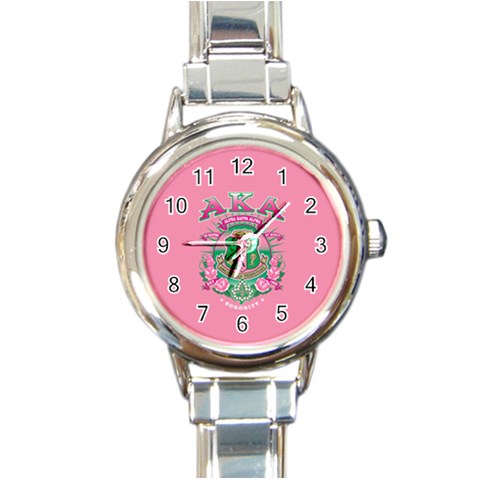 aka GSTA AKA_B Round Italian Charm Watch from ArtsNow.com Front