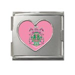 aka GSTA AKA_B Mega Link Heart Italian Charm (18mm)