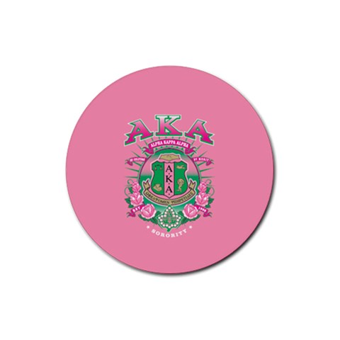 aka GSTA AKA_B Rubber Coaster (Round) from ArtsNow.com Front