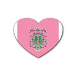 aka GSTA AKA_B Rubber Heart Coaster (4 pack)