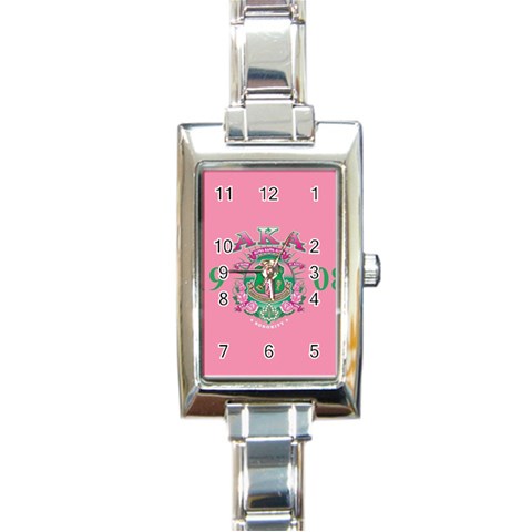 aka GSTA AKA Rectangular Italian Charm Watch from ArtsNow.com Front