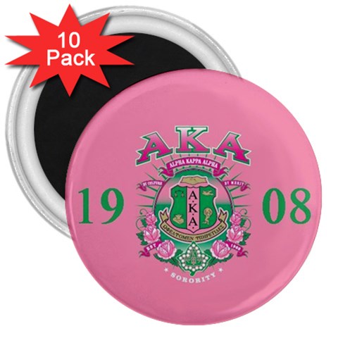 aka GSTA AKA 3  Magnet (10 pack) from ArtsNow.com Front