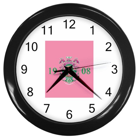 aka GSTA AKA Wall Clock (Black) from ArtsNow.com Front