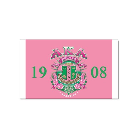 aka GSTA AKA Sticker Rectangular (10 pack) from ArtsNow.com Front