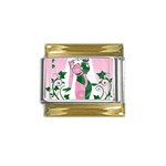 aka (The Joker) Gold Trim Italian Charm (9mm)