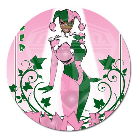 aka (The Joker) Magnet 5  (Round) from ArtsNow.com Front