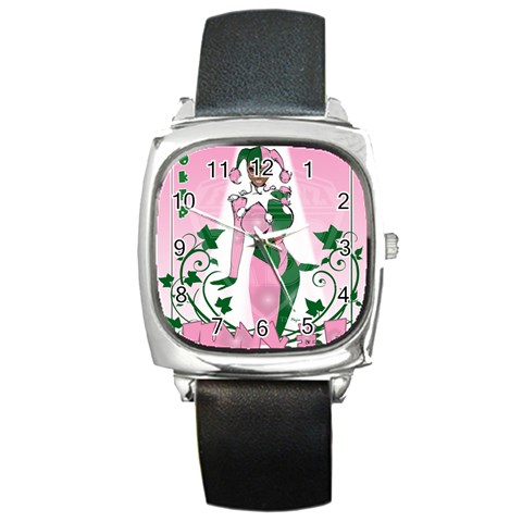 aka (The Joker) Square Metal Watch from ArtsNow.com Front