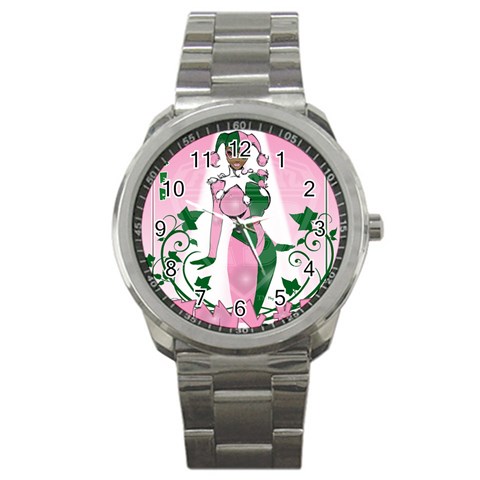 aka (The Joker) Sport Metal Watch from ArtsNow.com Front