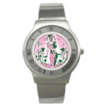 aka (The Joker) Stainless Steel Watch