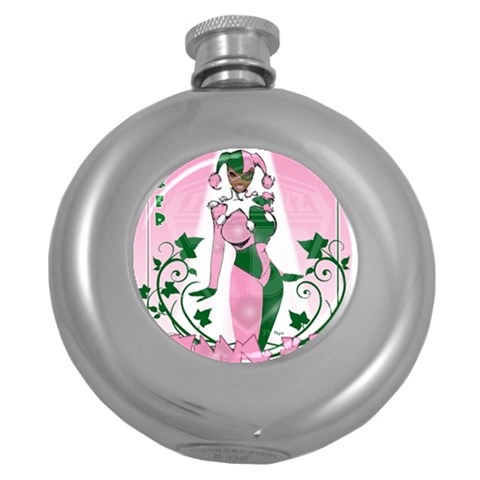aka (The Joker) Hip Flask (5 oz) from ArtsNow.com Front