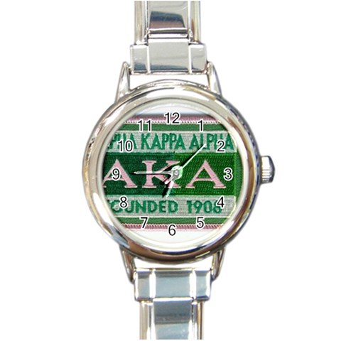 aka 0founders Round Italian Charm Watch from ArtsNow.com Front