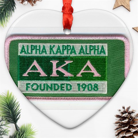 aka 0founders Ornament (Heart) from ArtsNow.com Front