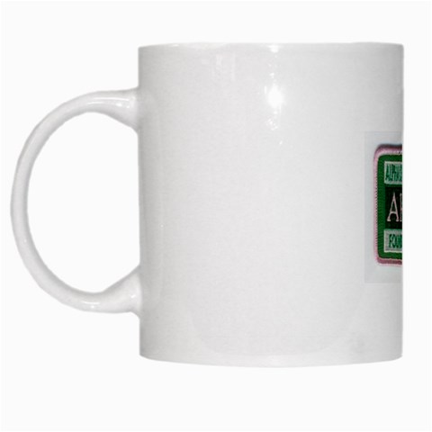 aka 0founders White Mug from ArtsNow.com Left