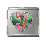 aka Mega Link Heart Italian Charm (18mm)