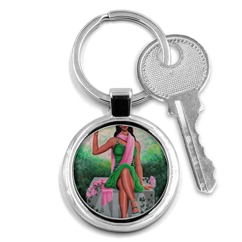 aka Key Chain (Round) from ArtsNow.com Front
