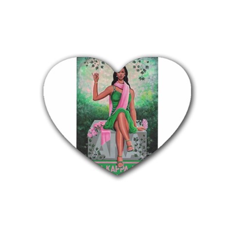 aka Rubber Heart Coaster (4 pack) from ArtsNow.com Front