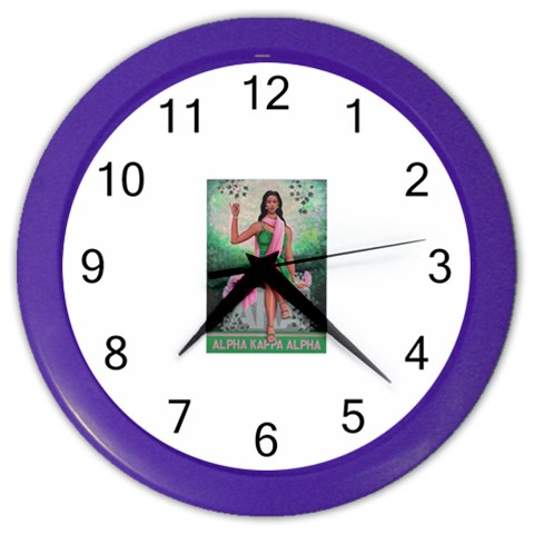 aka Color Wall Clock from ArtsNow.com Front