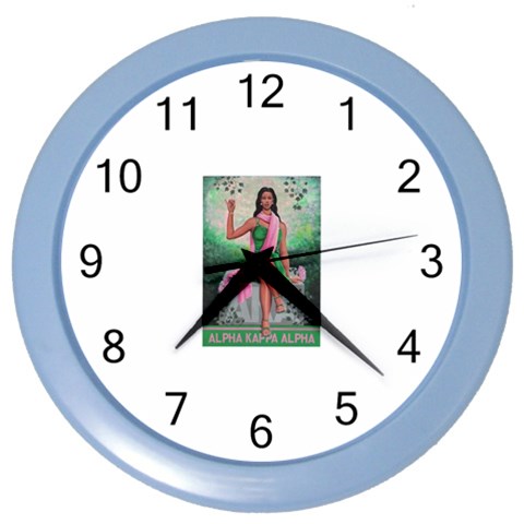aka Color Wall Clock from ArtsNow.com Front