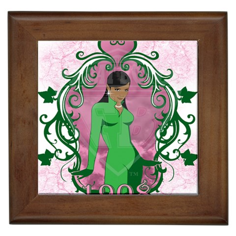 AKA 1908 Framed Tile from ArtsNow.com Front