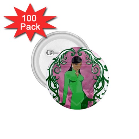 AKA 1908 1.75  Button (100 pack)  from ArtsNow.com Front