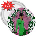 AKA 1908 3  Button (10 pack)