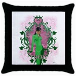 AKA 1908 Throw Pillow Case (Black)