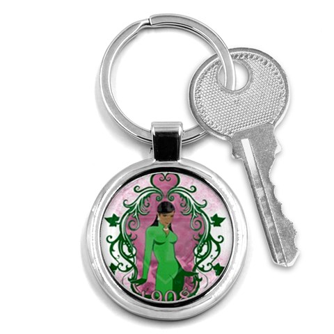AKA 1908 Key Chain (Round) from ArtsNow.com Front