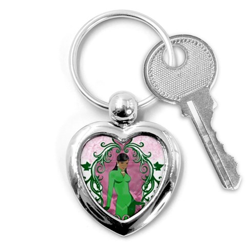AKA 1908 Key Chain (Heart) from ArtsNow.com Front