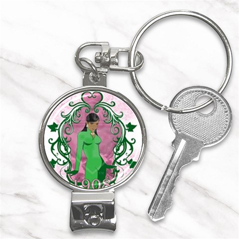 AKA 1908 Nail Clippers Key Chain from ArtsNow.com Front