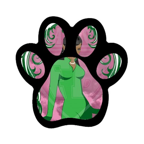 AKA 1908 Magnet (Paw Print) from ArtsNow.com Front