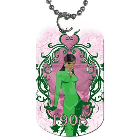 AKA 1908 Dog Tag (Two Sides) from ArtsNow.com Front