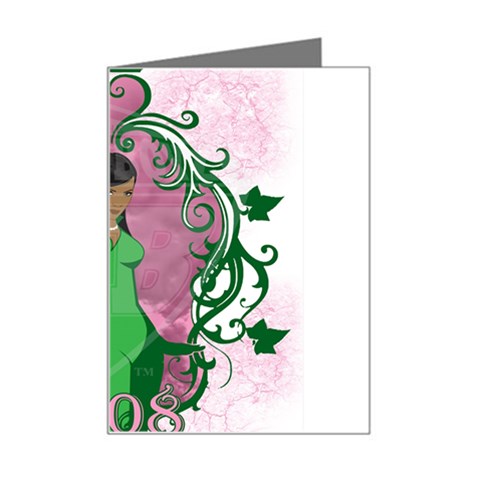 AKA 1908 Mini Greeting Card from ArtsNow.com Left