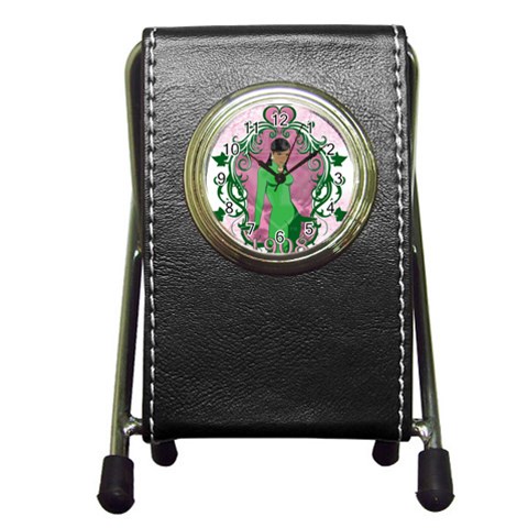 AKA 1908 Pen Holder Desk Clock from ArtsNow.com Front