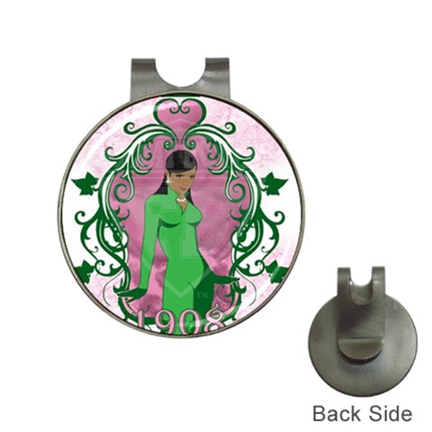 AKA 1908 Golf Ball Marker Hat Clip from ArtsNow.com Front