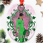 AKA 1908 Oval Ornament (Two Sides)