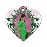 AKA 1908 Dog Tag Heart (One Side)