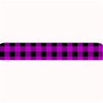 Purple Black Buffalo Plaid Small Bar Mats