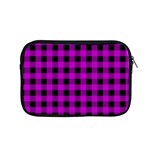 Purple Black Buffalo Plaid Apple MacBook Pro 15  Zipper Case