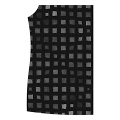 Abstract Black Checkered Pattern Women s Button Up Vest from ArtsNow.com Front Right