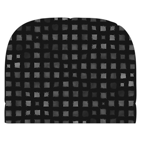 Abstract Black Checkered Pattern Makeup Case (Small) from ArtsNow.com Front