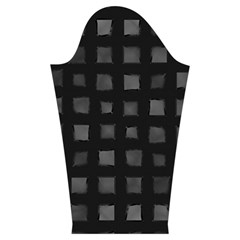 Abstract Black Checkered Pattern Kids  Midi Sailor Dress from ArtsNow.com Sleeve Left