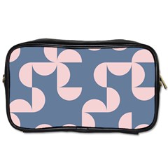 Pink And Blue Shapes Toiletries Bag (Two Sides) from ArtsNow.com Front