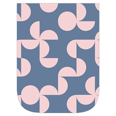 Pink And Blue Shapes Waist Pouch (Large) from ArtsNow.com Front Pocket