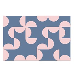 Pink And Blue Shapes Waist Pouch (Large) from ArtsNow.com Loop