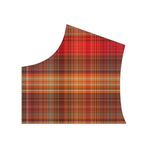 Madras Plaid Fall Colors Women s Button Up Vest from ArtsNow.com Top Left