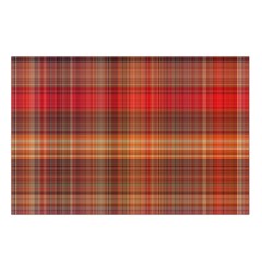 Madras Plaid Fall Colors Waist Pouch (Small) from ArtsNow.com Loop