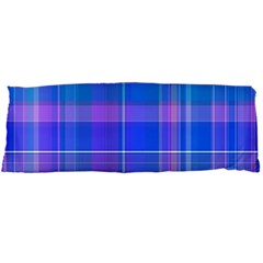 Madras Plaid Blue Purple Body Pillow Case Dakimakura (Two Sides) from ArtsNow.com Front