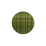 Green Madras Plaid Golf Ball Marker (10 pack)